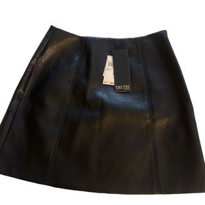 TRUTH by Republic Mini Faux leather skirt